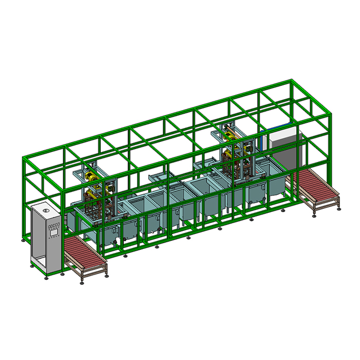 龍門雙臂九槽式超聲波清洗機(jī)